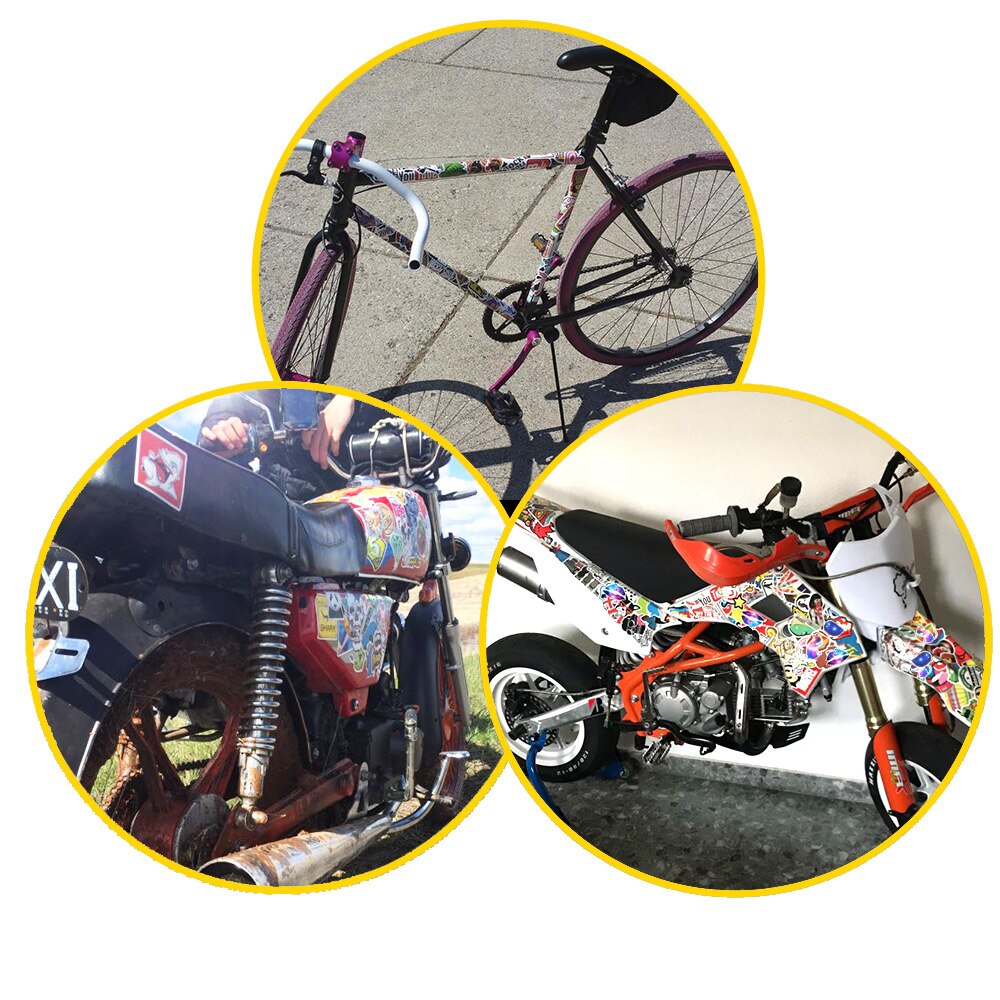 100pcs Horror Punk Sticker Graffiti Dark Skeleton Sexy Waterproof Stickers for Sticker on Laptop Luggage Bumper Bike Helmet Car