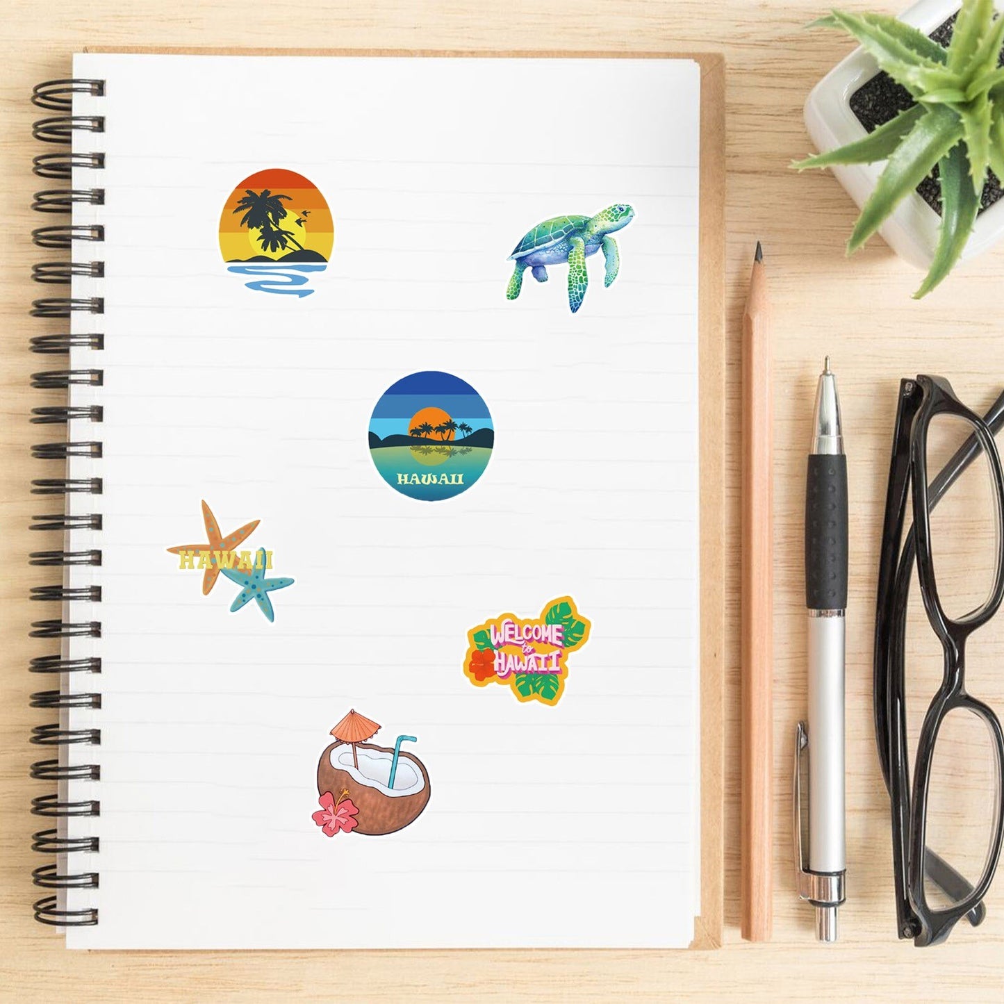 Cartoon Doodle Stickers Decorate Luggage Motorcycle Notebook Christmas Photo Props Set Variety Stickers Cool Girl Stickers