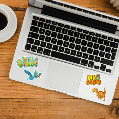 Cartoon Cute Dinosaur Stickers Waterproof Skateboard Motorcycle Guitar Luggage Laptop Bicycle Sticker Kids Stationery Toys